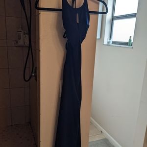 Navy prom dress